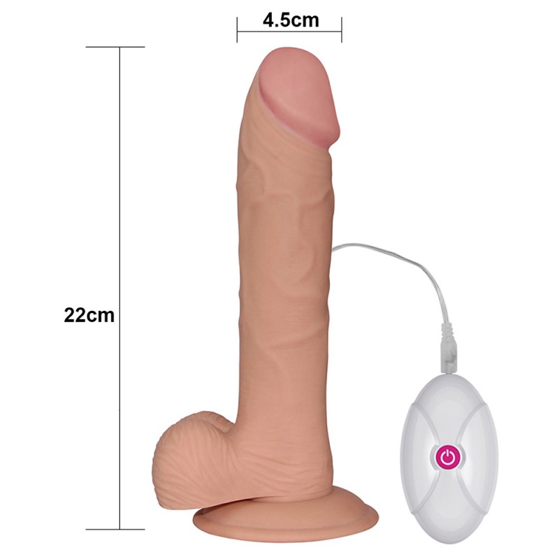 Вибратор на присоске с пультом управления The Ultra Soft Dude Vibrating 9. Артикул: IXI46745