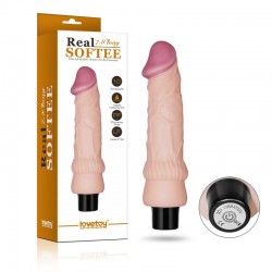    Real Softee Vibrating Dildo   