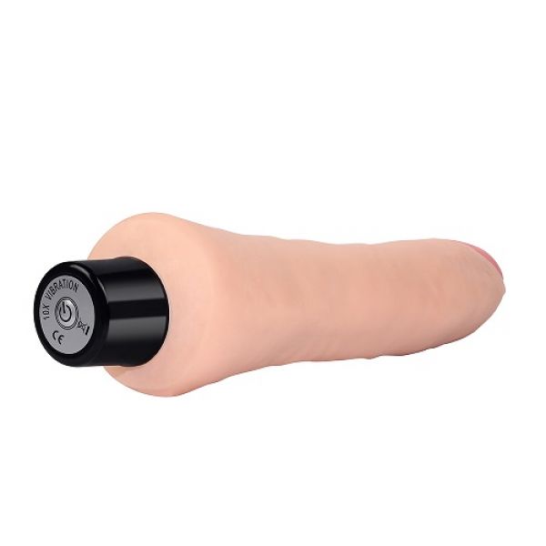 Реалистичный вибратор Real Softee Vibrating Dildo 9.0. Артикул: IXI46750