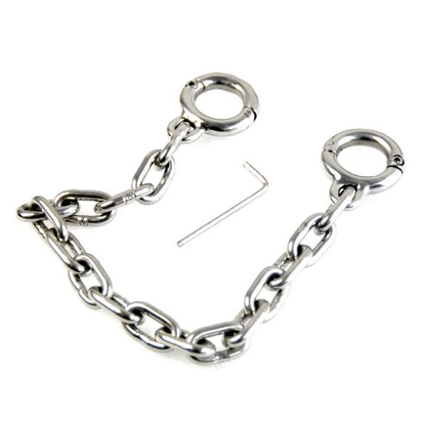 Male stainless steel toe handcuffs. Артикул: IXI46791