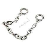 Male stainless steel toe handcuffs
