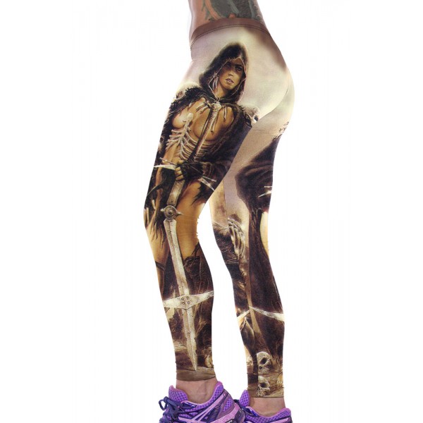 Leggings with print Barbarian Princess. Артикул: IXI47091