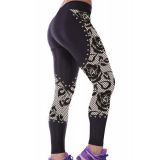 Leggings with print Gothic rose