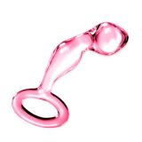 Стеклянный анальный стимулятор розовый Glass Romance по оптовой цене