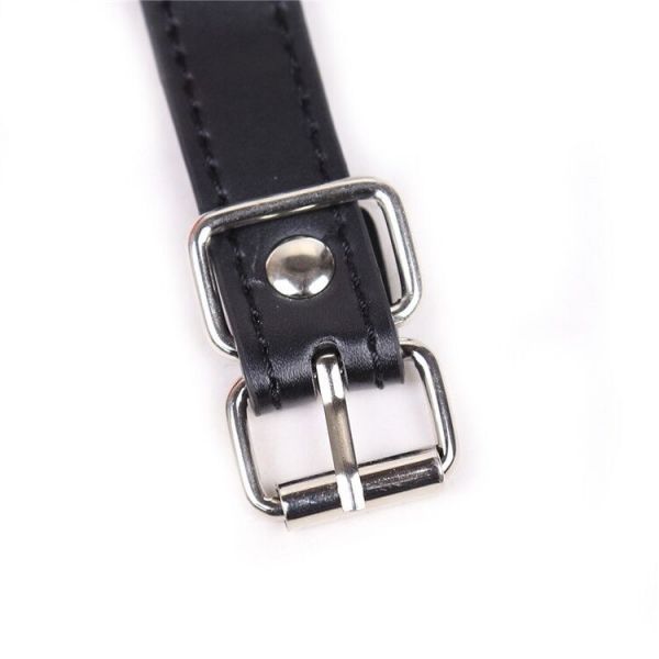 Red Rubber Lip Shape Faux Leather Harness Open Mouth Gag. Артикул: IXI48261