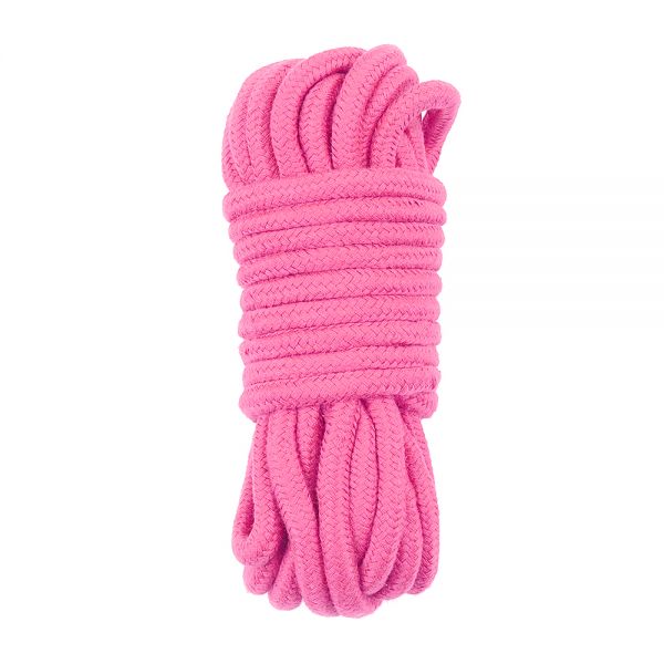 Розовая веревка для связывания Fetish Bondage Rope, 10 метров. Артикул: IXI48325