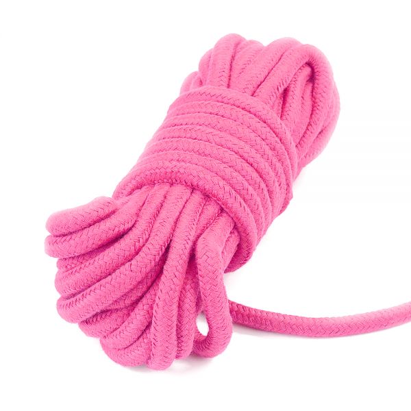 Розовая веревка для связывания Fetish Bondage Rope, 10 метров. Артикул: IXI48325