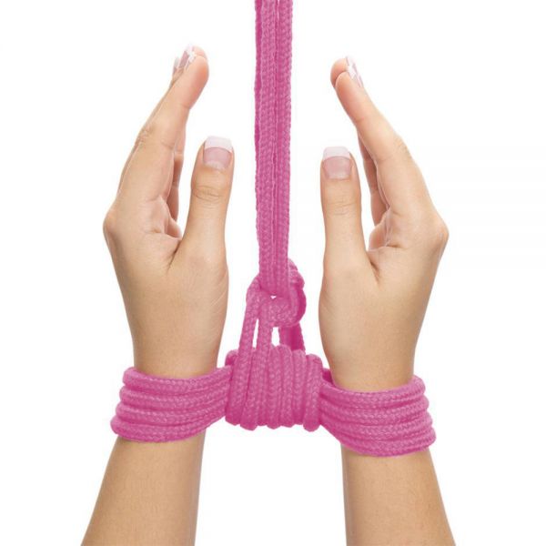 Розовая веревка для связывания Fetish Bondage Rope, 10 метров. Артикул: IXI48325