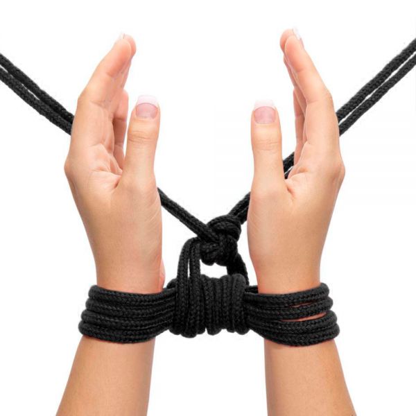 Черная веревка для связывания Fetish Bondage Rope, 10 метров. Артикул: IXI48326