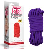 Purple Fetish Bondage Rope, 10 meters