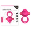 -      Power Clit Duo Silicone Cockring Pink