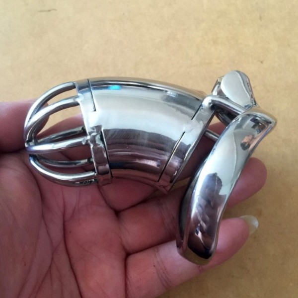 Stainless Steel Male Chastity Device / Stainless Steel Chastity Cage. Артикул: IXI48377