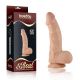 Phallus-realistic suction cup with testicles Real Extreme Dildo 9.0