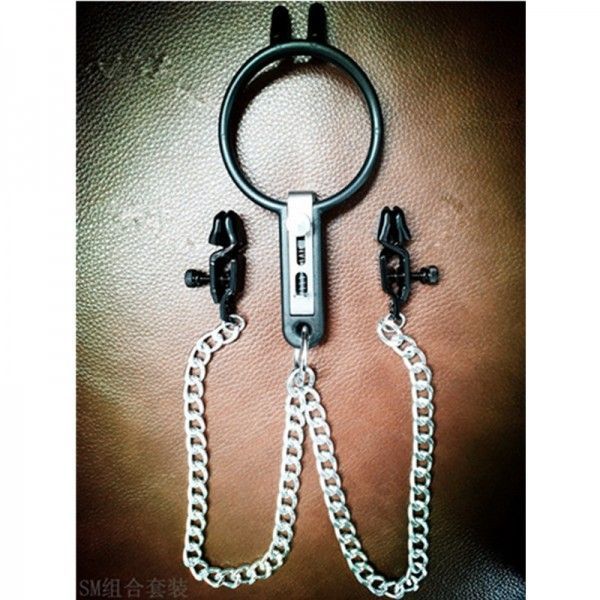 Зажимы для сосков и распорка для рта Mouth Spreader Nipple Clamps. Артикул: IXI48454