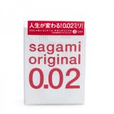 Polyurethane condoms Sagami Original 0.02mm, 3 pieces