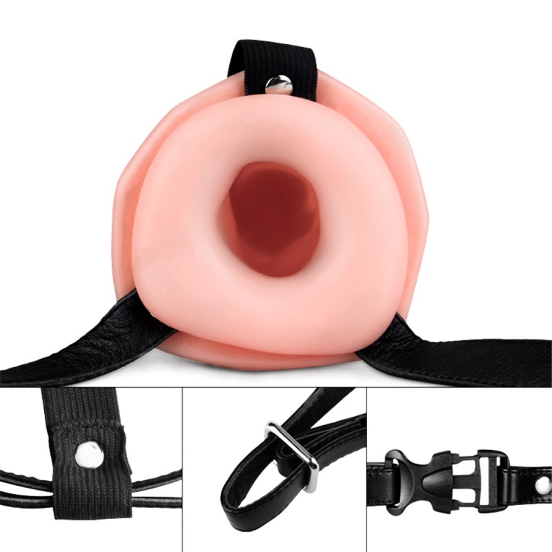 Страпон на ремешке Unisex Hollow Strap On. Артикул: IXI48507