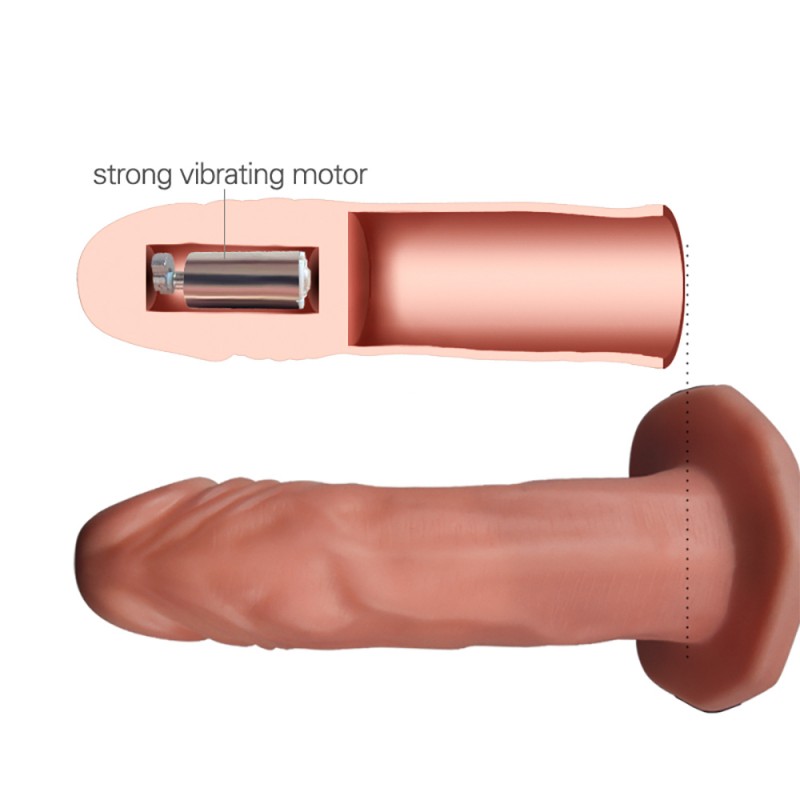 Страпон с вибрацией и пультом управления Vibrating Unisex Hollow Strap On. Артикул: IXI48521