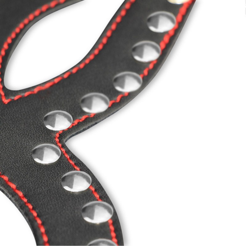 Кожаная фетиш маска Bondage Fetish Masquerade Mask. Артикул: IXI48835