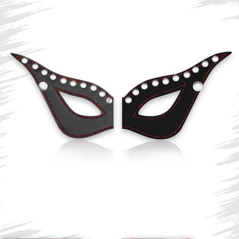 Кожаная фетиш маска Bondage Fetish Masquerade Mask. Артикул: IXI48835