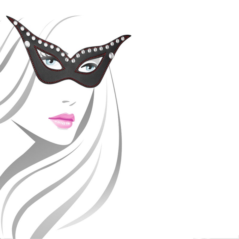 Кожаная фетиш маска Bondage Fetish Masquerade Mask. Артикул: IXI48835
