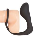 Silicone ring anal plug massager
