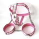 Pink chastity belt for women