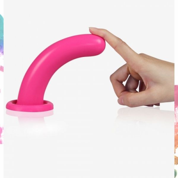 Фаллоимитатор розовый для страпона Silicone Holy Dong Medium 5.5. Артикул: IXI48890