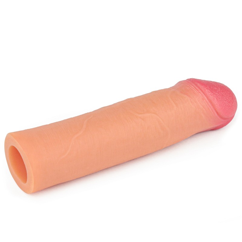Удлиняющая насадка на пенис Revolutionary Silicone Nature Extender Flesh. Артикул: IXI49076