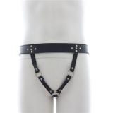 Womens belt with crotch straps and rings