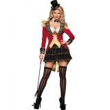 Women Sexy Magician Circus Long Sleeve Tutu Dress Costume