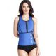 hot Power Slim Belt Blue Women Latex Corset