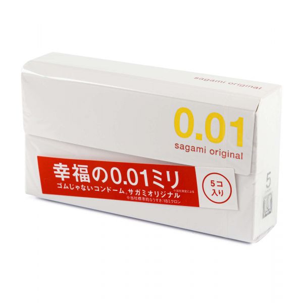Ultra-thin condoms Sagami Original 0.01mm, 5 pcs. Артикул: IXI50005