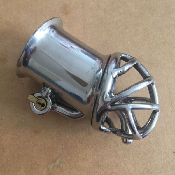 Stainless Steel Male Chastity Device / Stainless Steel Chastity Cage. Артикул: IXI50008