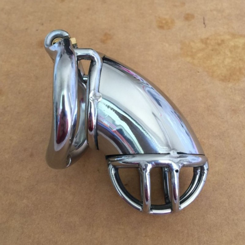 New Stainless Steel Male Chastity Device / Stainless Steel Chastity Cage. Артикул: IXI50009