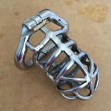 Stainless Steel Male Chastity Device / Stainless Steel Chastity Cage   