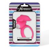 Розовая силиконовая насадка на пенис с дельфинчиком X-Basic Dolphin Silicone Cockring по оптовой цене
