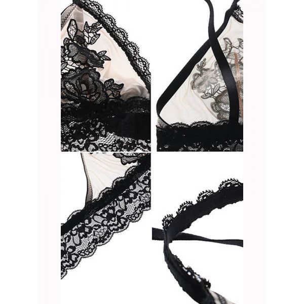 Black Lace Lingerie Sets. Артикул: IXI51137