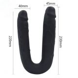 Black double-sided Dildo