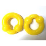 Yellow silicone cockrings OXBALLS
