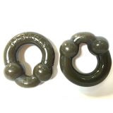 Green silicone cockrings OXBALLS