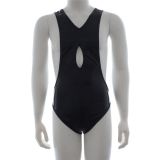 Vinyl Black Unisex Role Play Bodysuit