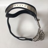 Simple edition EMCC stainless steel summer hollow chastity belt