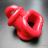 TPR Annex Erection Enhancer Sex-Toys for Men - Red