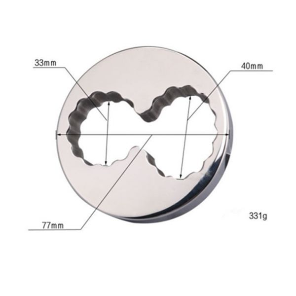 Stainless steel scrotum weight-bearing ring / 8 shape heavy ball stretcher male. Артикул: IXI52229