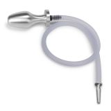 Urethral dilator with a flexible transparent tube