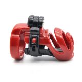 Standard Red Resin Male Chastity Cage - Includes 4 Rings