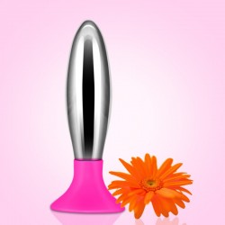    Premimum Combined Butt Plug Bobby Pink