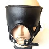 Latest Leather Eyepatch Stainless Steel Ring Gag   