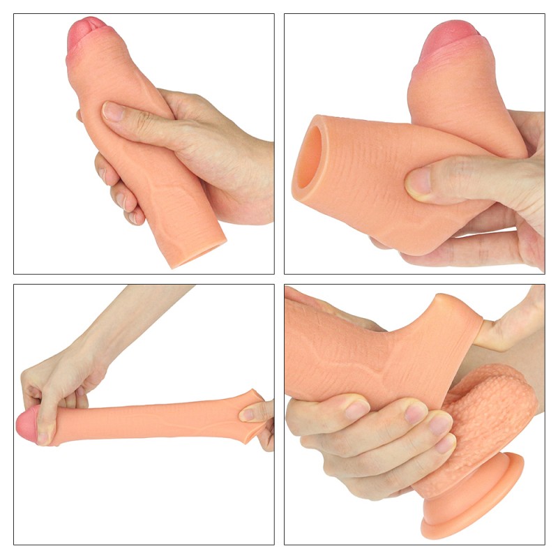 Насадка удлиняющая телесная Revolutionary Silicone Nature Extender Uncircumcised. Артикул: IXI53785