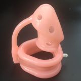 Birdlocked Silicone Chastity Device Kalis Teeth Spiked Inside PINK COLOR